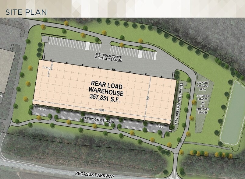 506 Pegasus Pky, Lagrange, GA for lease - Site Plan - Image 2 of 5