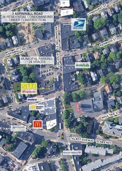 585 Washington St, Boston, MA for lease - Aerial - Image 3 of 3