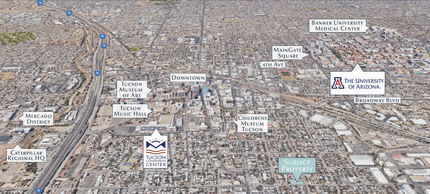 275 18th St, Tucson, AZ - aerial  map view - Image1