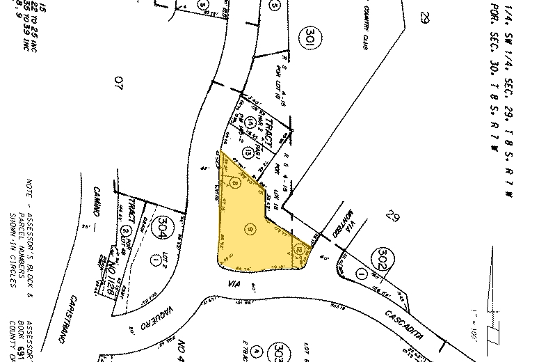 2708-2716 Via Cascadita, San Clemente, CA for lease - Plat Map - Image 1 of 2