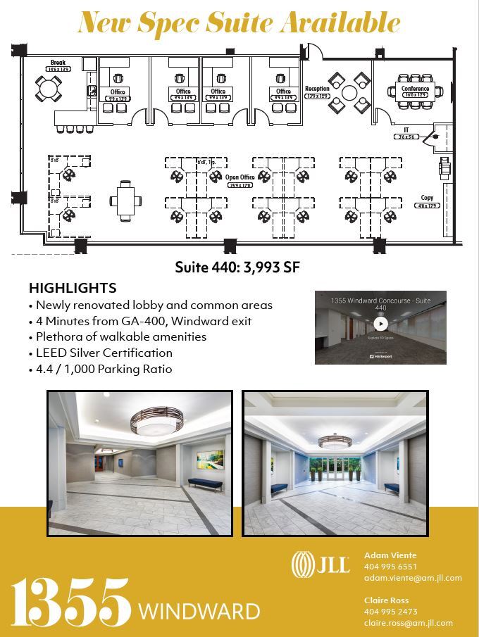 1355 Windward Concourse, Alpharetta, GA for lease Floor Plan- Image 1 of 1