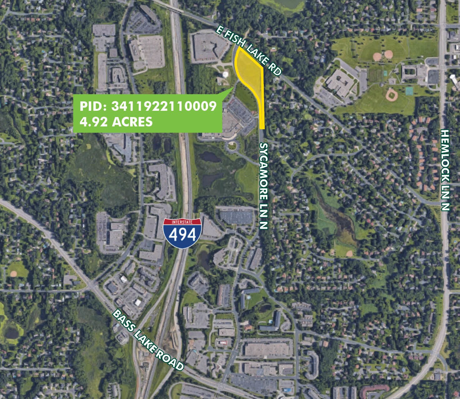 6800 Sycamore Ln, Maple Grove, MN for sale Aerial- Image 1 of 1