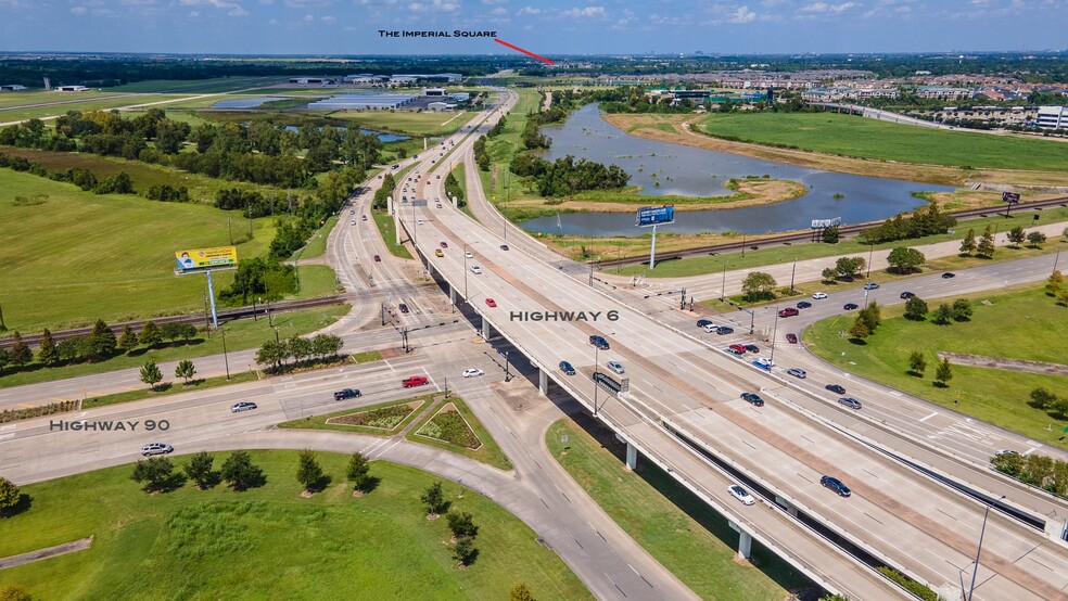 11941-11947 S Highway 6, Sugar Land, TX for lease - Aerial - Image 3 of 8