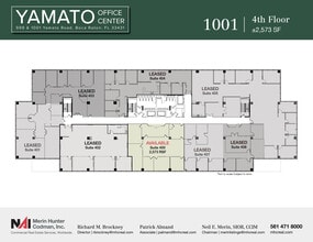 999-1001 W Yamato Rd, Boca Raton, FL for lease Floor Plan- Image 2 of 8