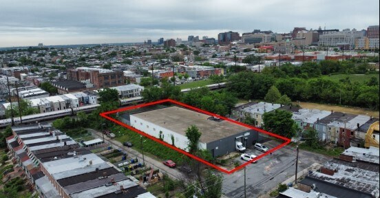 1001 N Rose St, Baltimore, MD for sale Aerial- Image 1 of 7