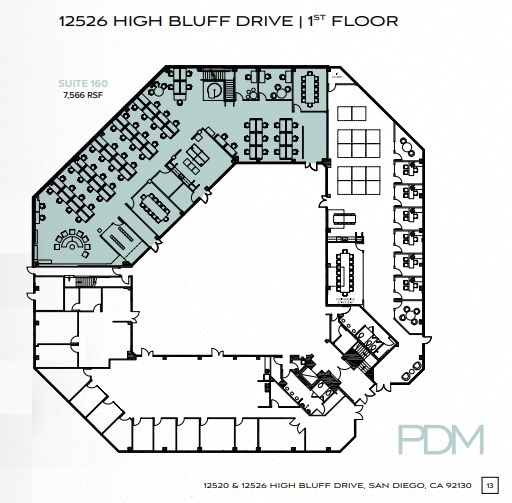 12520 High Bluff Dr, San Diego, CA for lease Floor Plan- Image 1 of 1