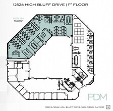 12520 High Bluff Dr, San Diego, CA for lease Floor Plan- Image 1 of 1