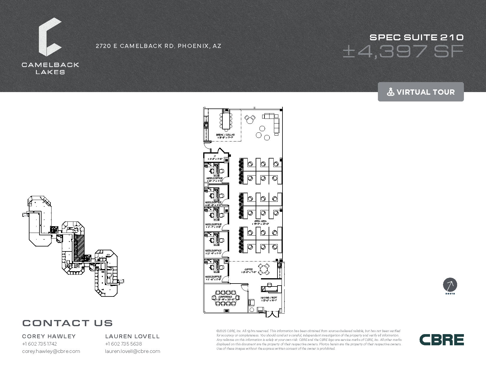 2850 E Camelback Rd, Phoenix, AZ for lease Floor Plan- Image 1 of 1