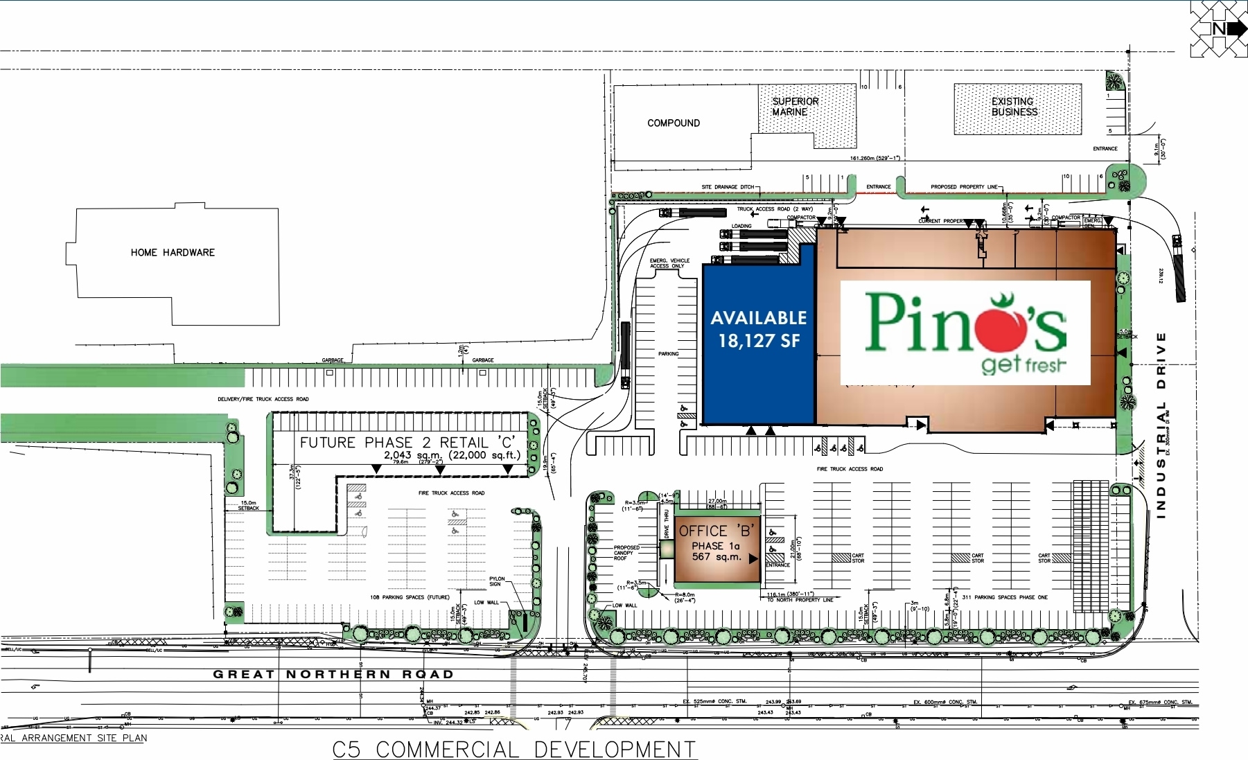 439 Great Northern Rd, Sault Ste. Marie, ON for lease Site Plan- Image 1 of 1