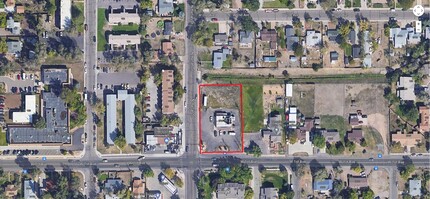 5989 W 1st Ave, Lakewood, CO - aerial  map view