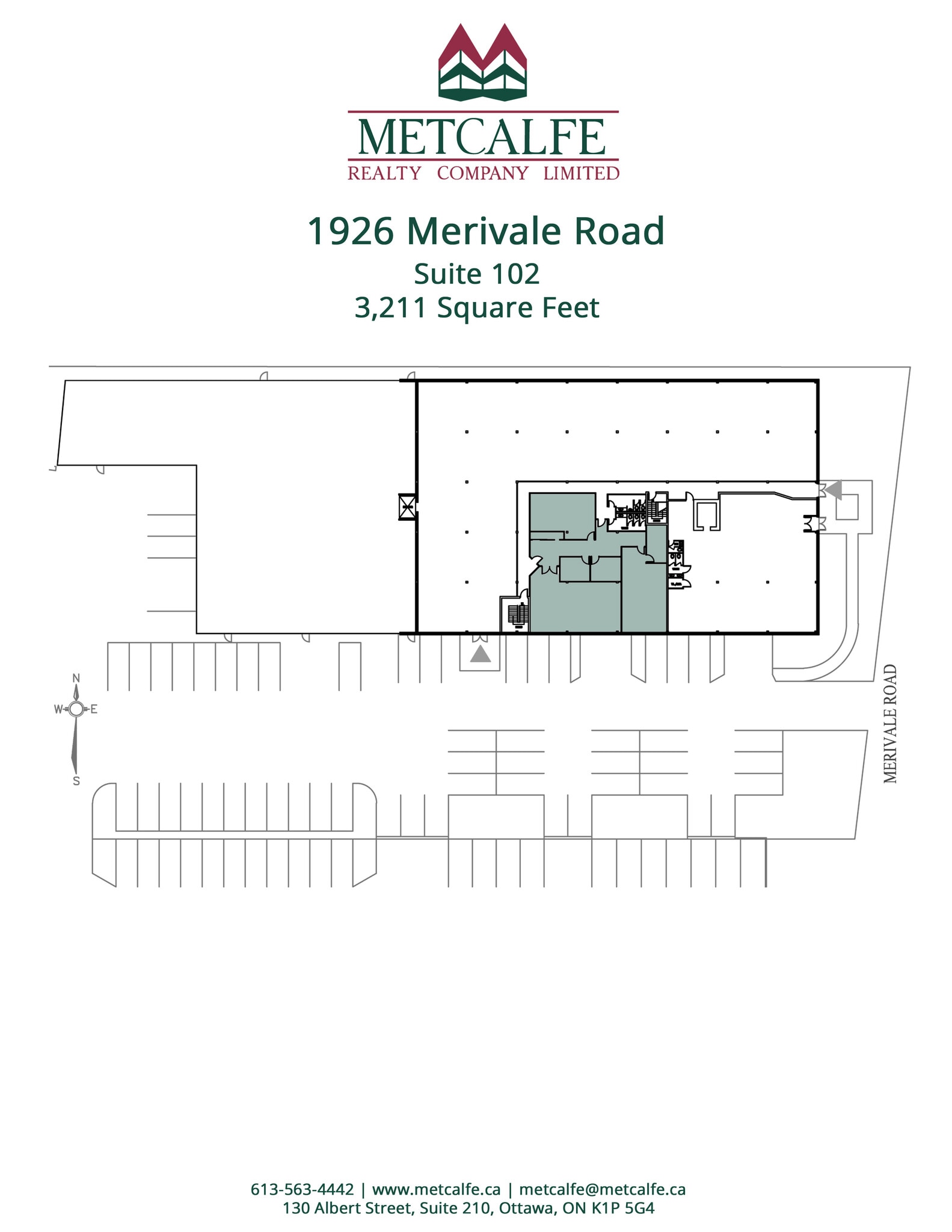 1926 Merivale Rd, Nepean, ON for lease Floor Plan- Image 1 of 1