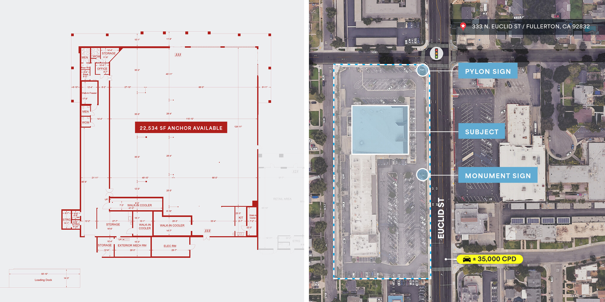 333 N Euclid St, Fullerton, CA for lease Floor Plan- Image 1 of 1