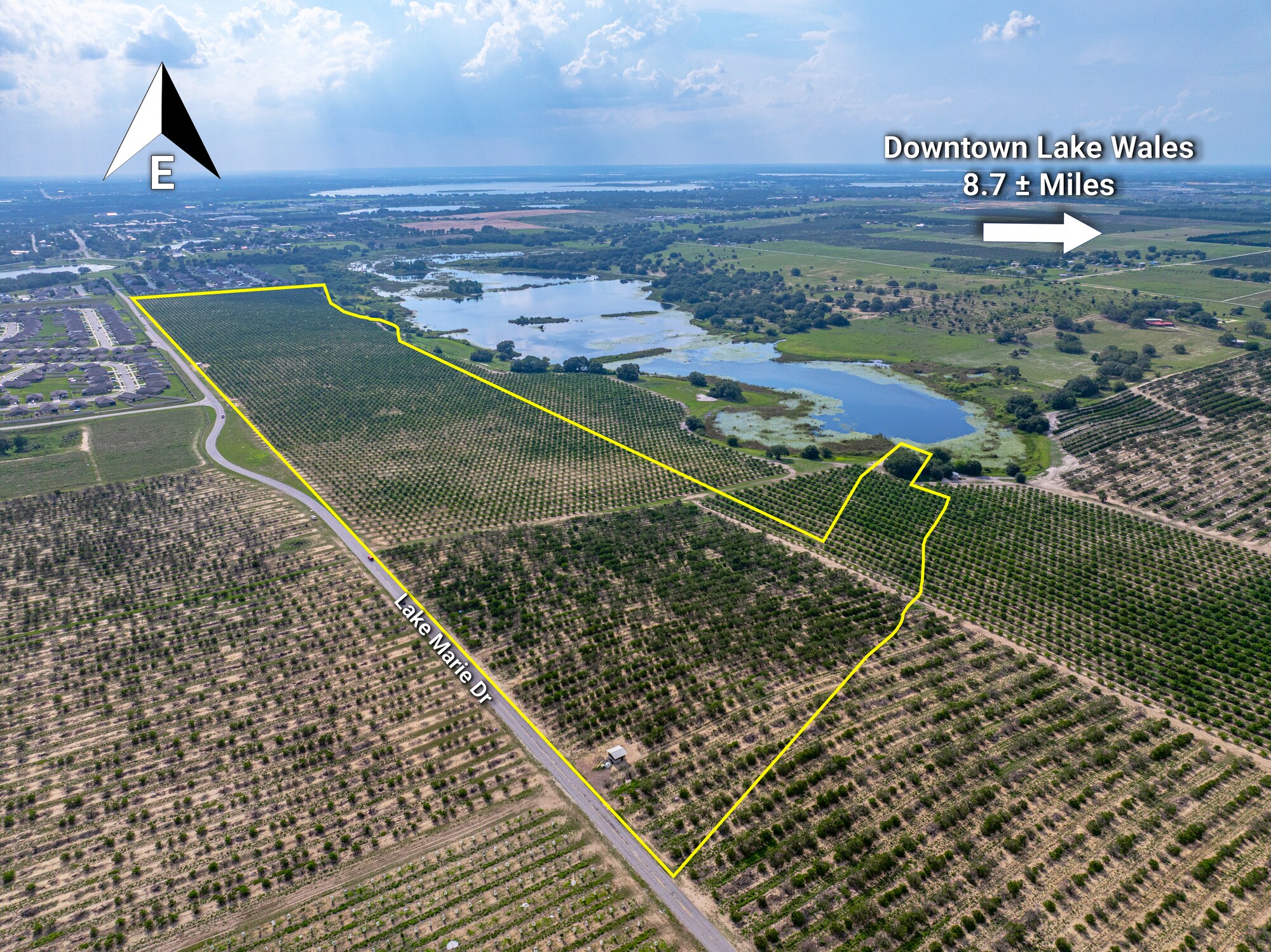 Lake Marie Dr, Dundee, FL for sale Aerial- Image 1 of 32