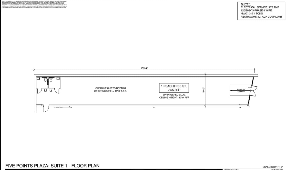 31 Peachtree St, Atlanta, GA for lease Floor Plan- Image 1 of 1