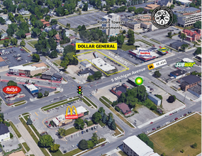 405 S Michigan Ave, Saginaw, MI - Aerial  map view