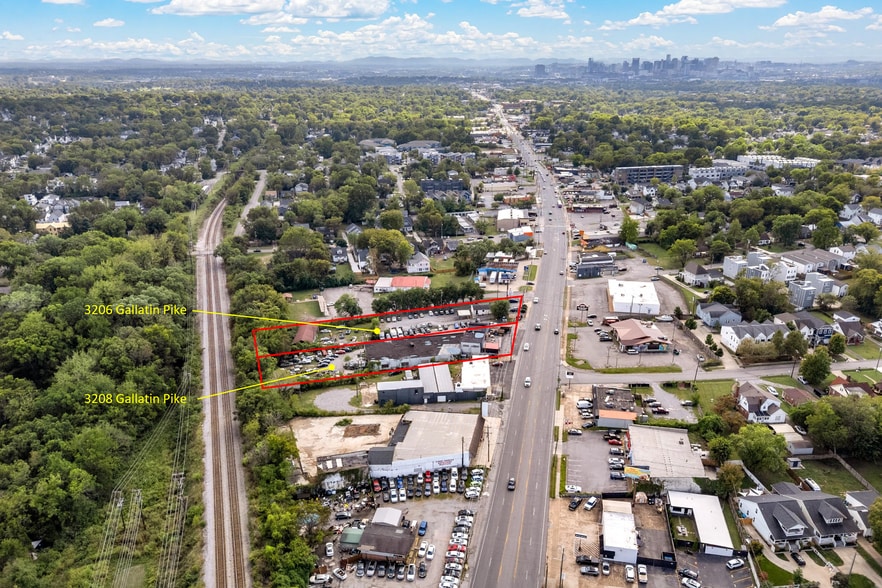 3206-3208 Gallatin Pike-MUL-A 2.02 AC portfolio of 2 properties for sale on LoopNet.com - Aerial - Image 3 of 7