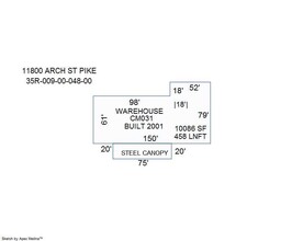 11714 Arch St Pike, Little Rock, AR for lease Floor Plan- Image 1 of 1