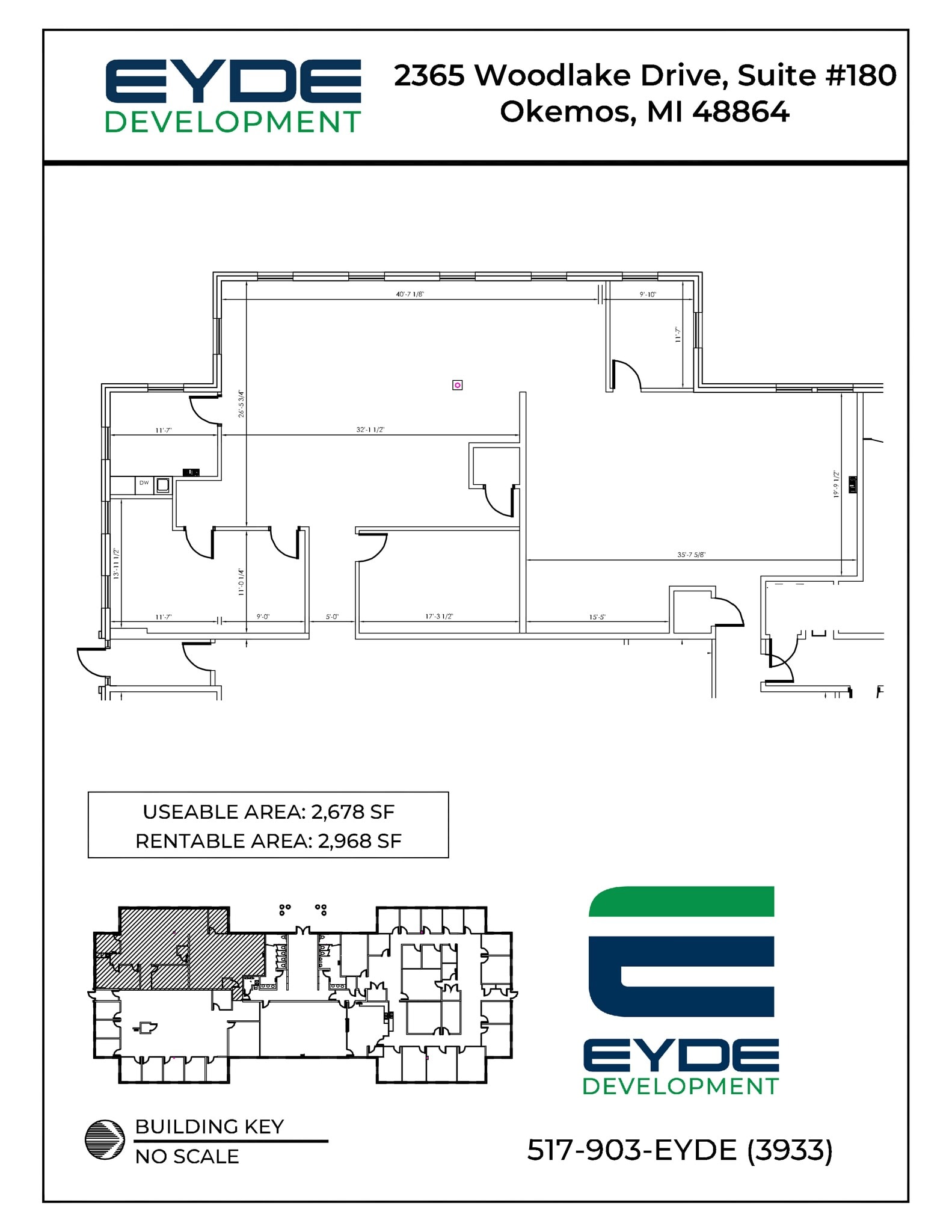 2365 Woodlake Dr, Okemos, MI for lease Site Plan- Image 1 of 1