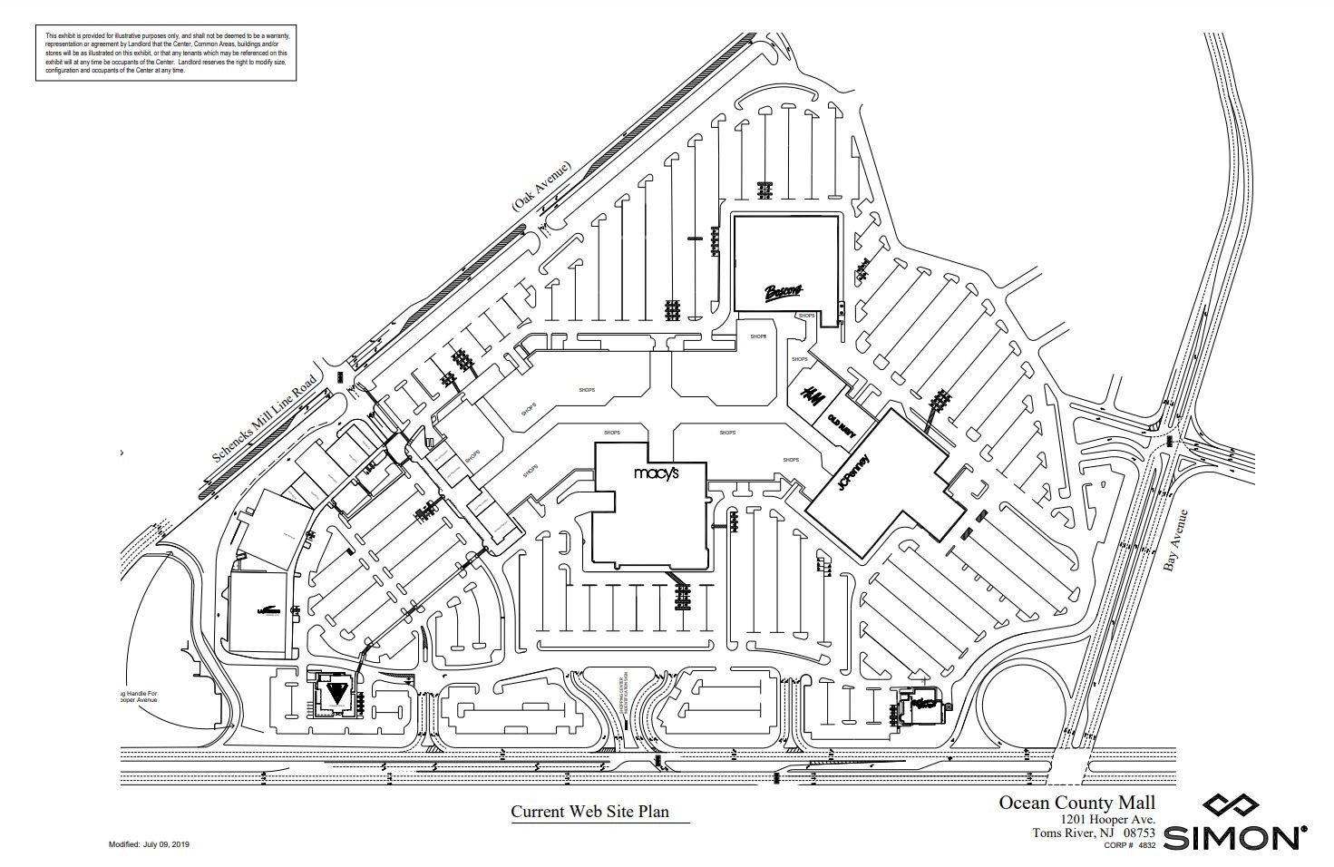 1201 Hooper Ave, Toms River, NJ for sale Site Plan- Image 1 of 1