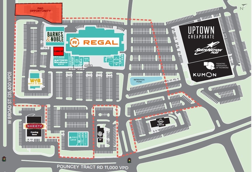 11500-11900 W Broad St, Richmond, VA for lease - Building Photo - Image 2 of 8