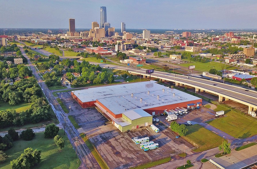 1825 N Walnut Ave, Oklahoma City, OK for lease - Aerial - Image 3 of 8