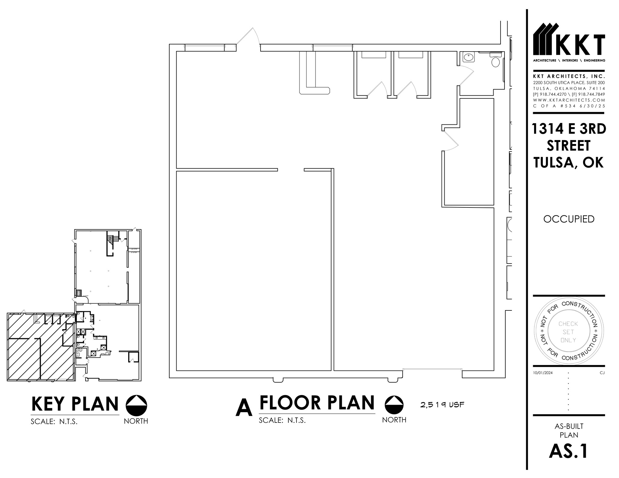 1314 E 3rd St, Tulsa, OK for lease Site Plan- Image 1 of 1