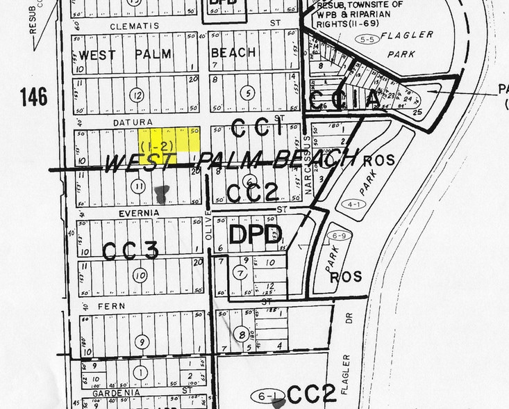 302 Datura St, West Palm Beach, FL for lease - Plat Map - Image 2 of 17