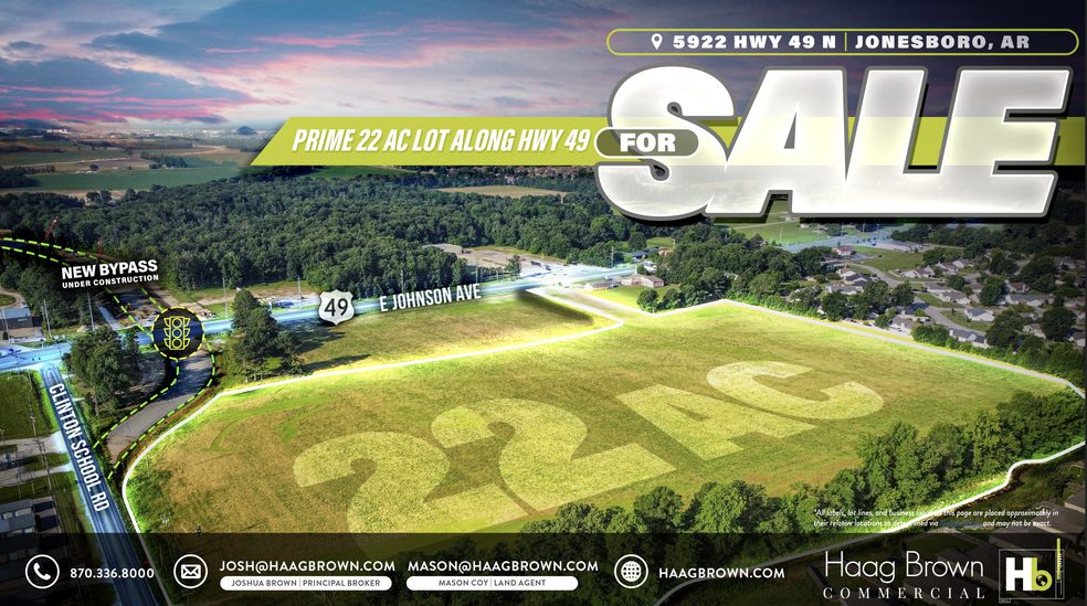 5922 Hwy 49 N, Jonesboro, AR for sale - Aerial - Image 1 of 6