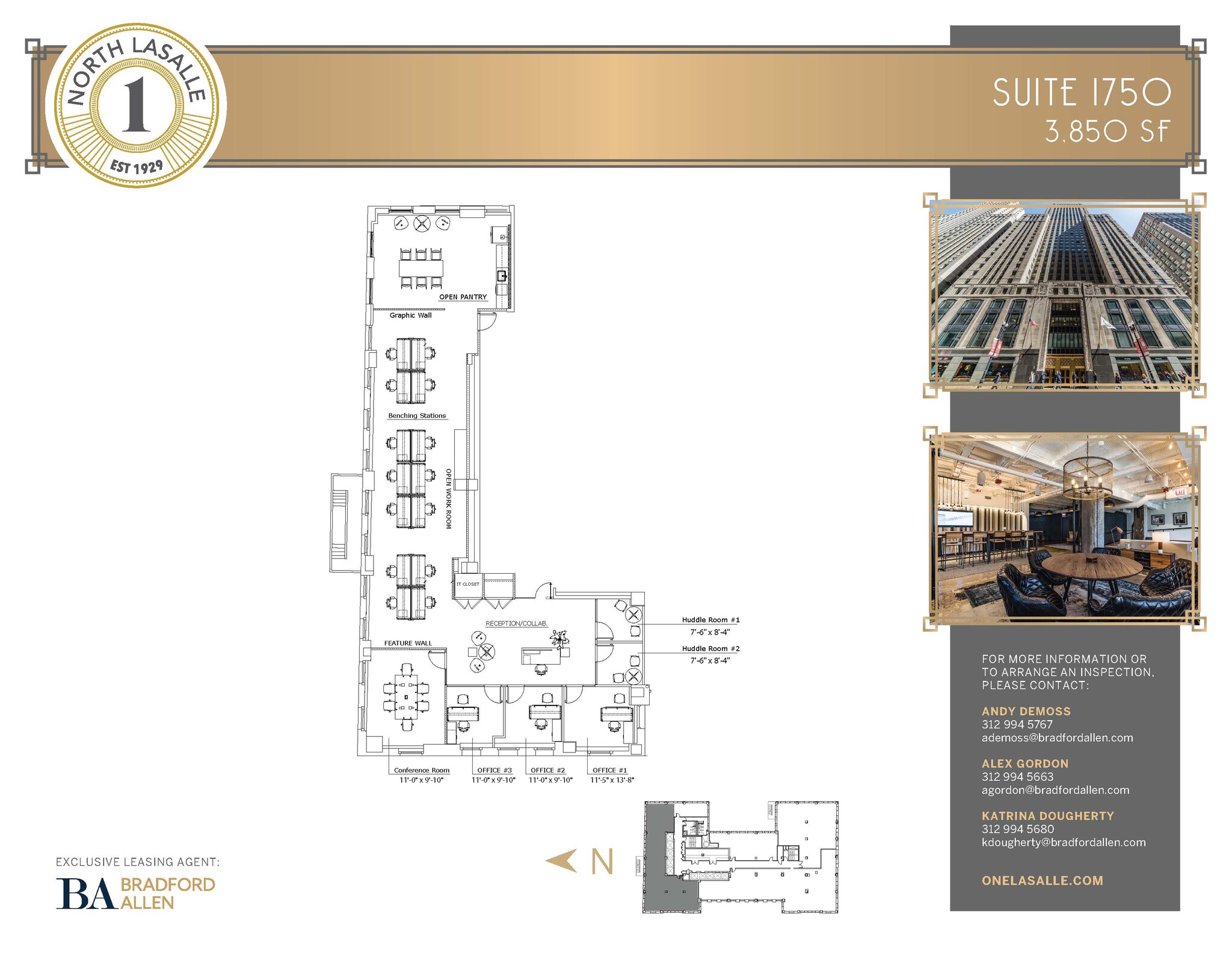 1 N La Salle St, Chicago, IL for lease Floor Plan- Image 1 of 7