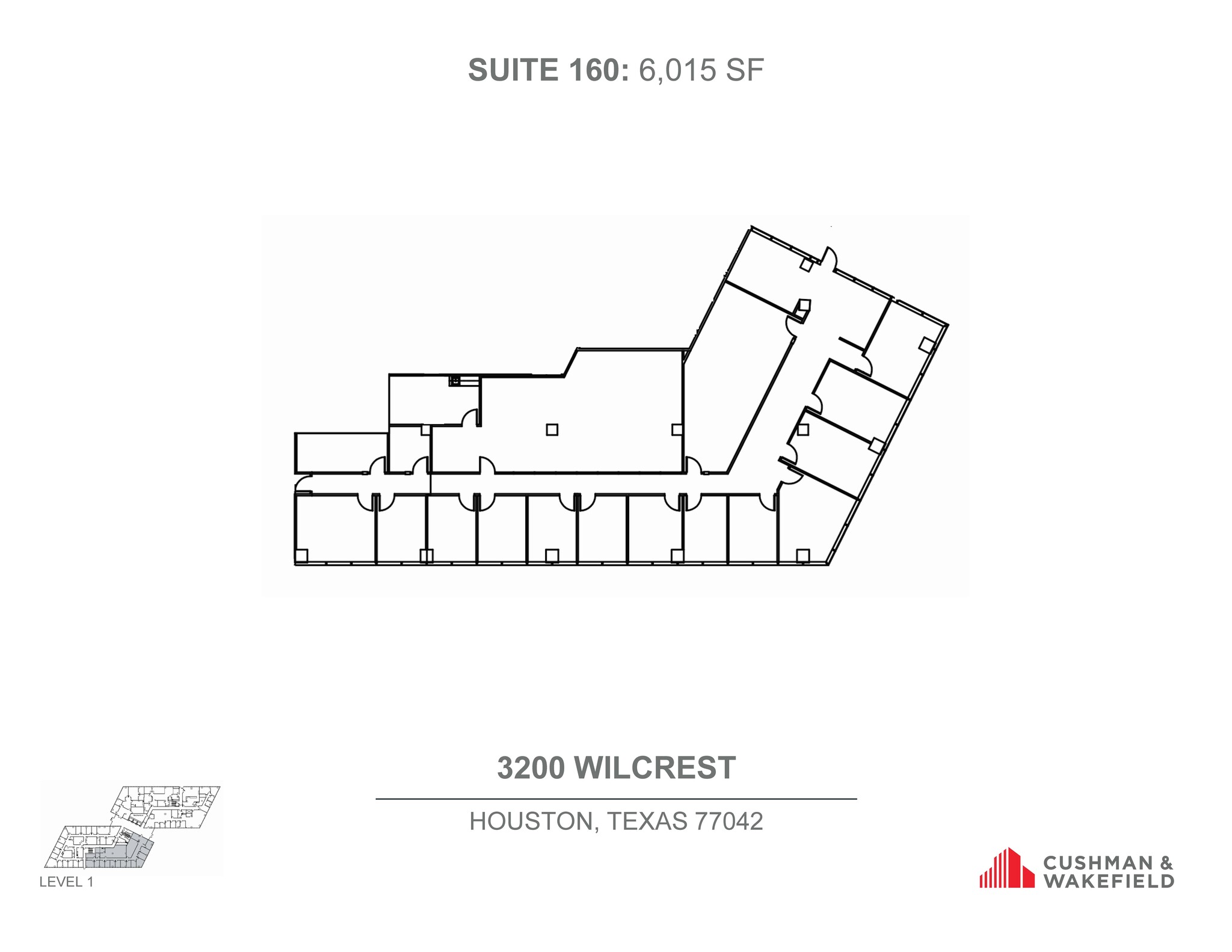 3200 Wilcrest Dr, Houston, TX for lease Floor Plan- Image 1 of 1