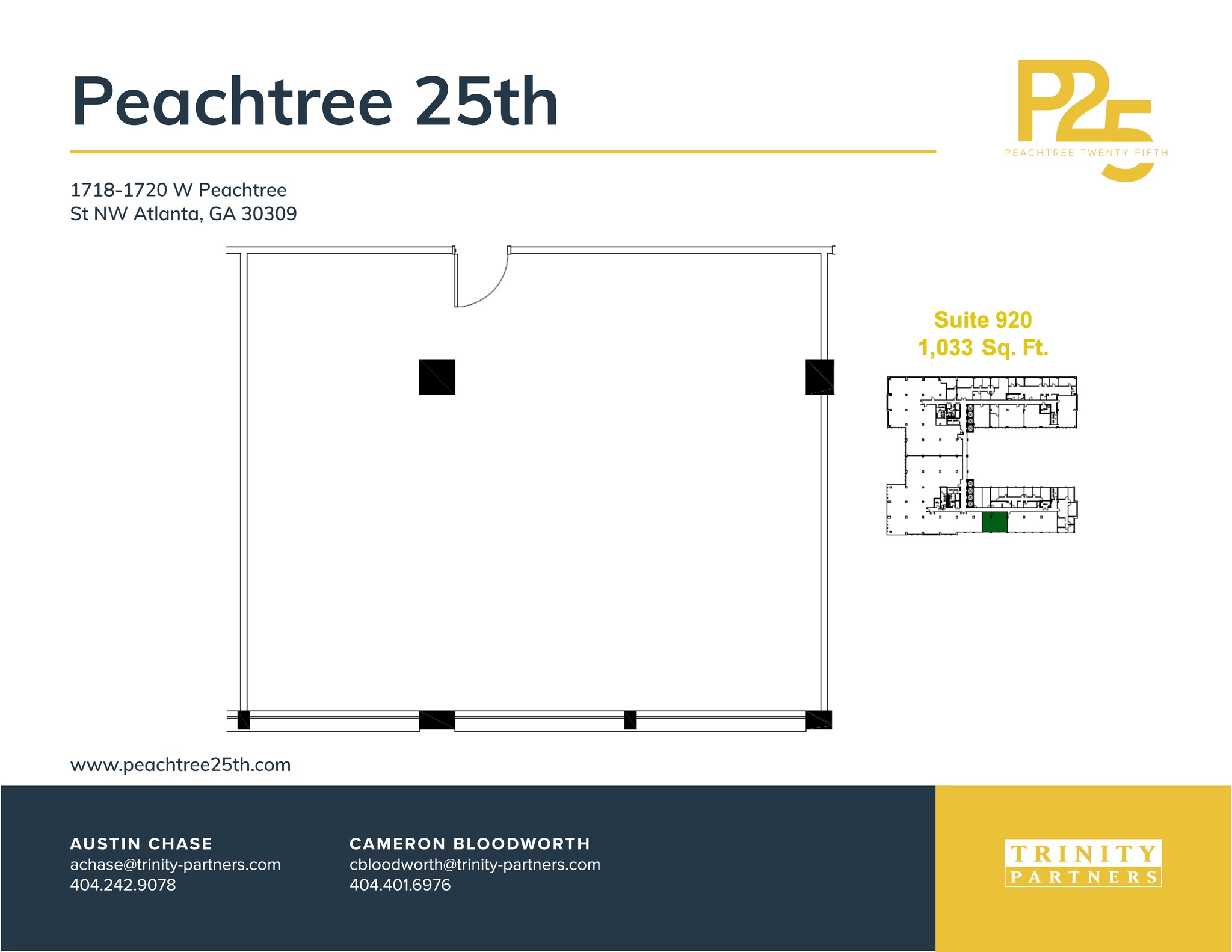 1718-1720 NW Peachtree St, Atlanta, GA for lease Site Plan- Image 1 of 1