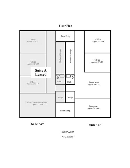 112 Governors Sq, Peachtree City, GA for lease - Floor Plan - Image 2 of 8