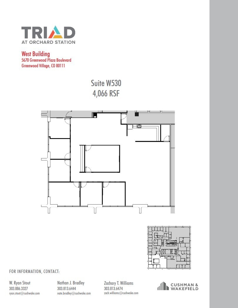 5670 Greenwood Plaza Blvd, Greenwood Village, CO for lease Floor Plan- Image 1 of 1