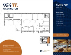 954 W Washington Blvd, Chicago, IL for lease Floor Plan- Image 1 of 9