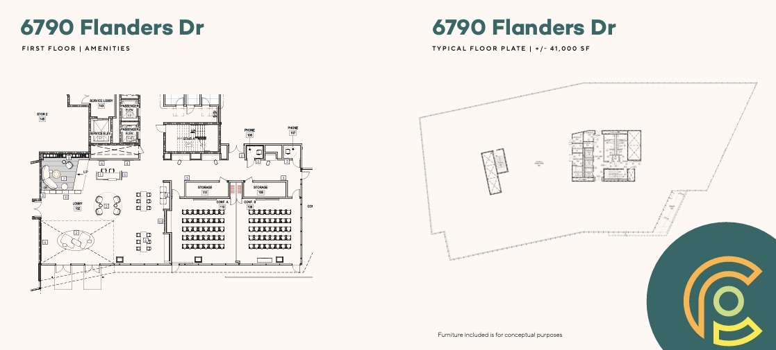 6815 Flanders Dr, San Diego, CA for lease Floor Plan- Image 1 of 1