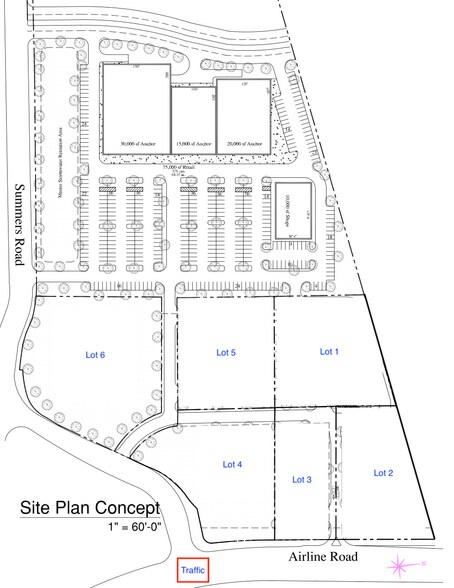 Airline Rd, Arlington, TN for sale - Site Plan - Image 2 of 4