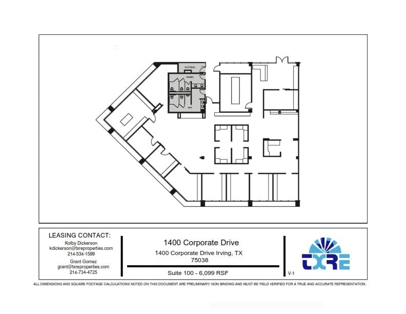 1400 Corporate Dr, Irving, TX for lease Floor Plan- Image 1 of 1