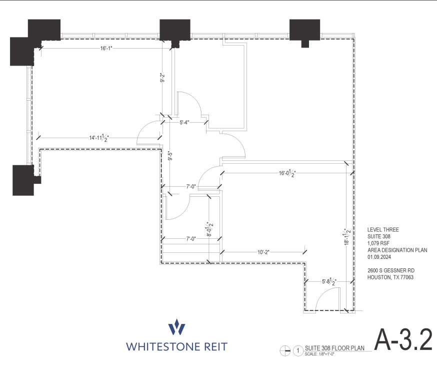 2600 S Gessner Rd, Houston, TX for lease Floor Plan- Image 1 of 1