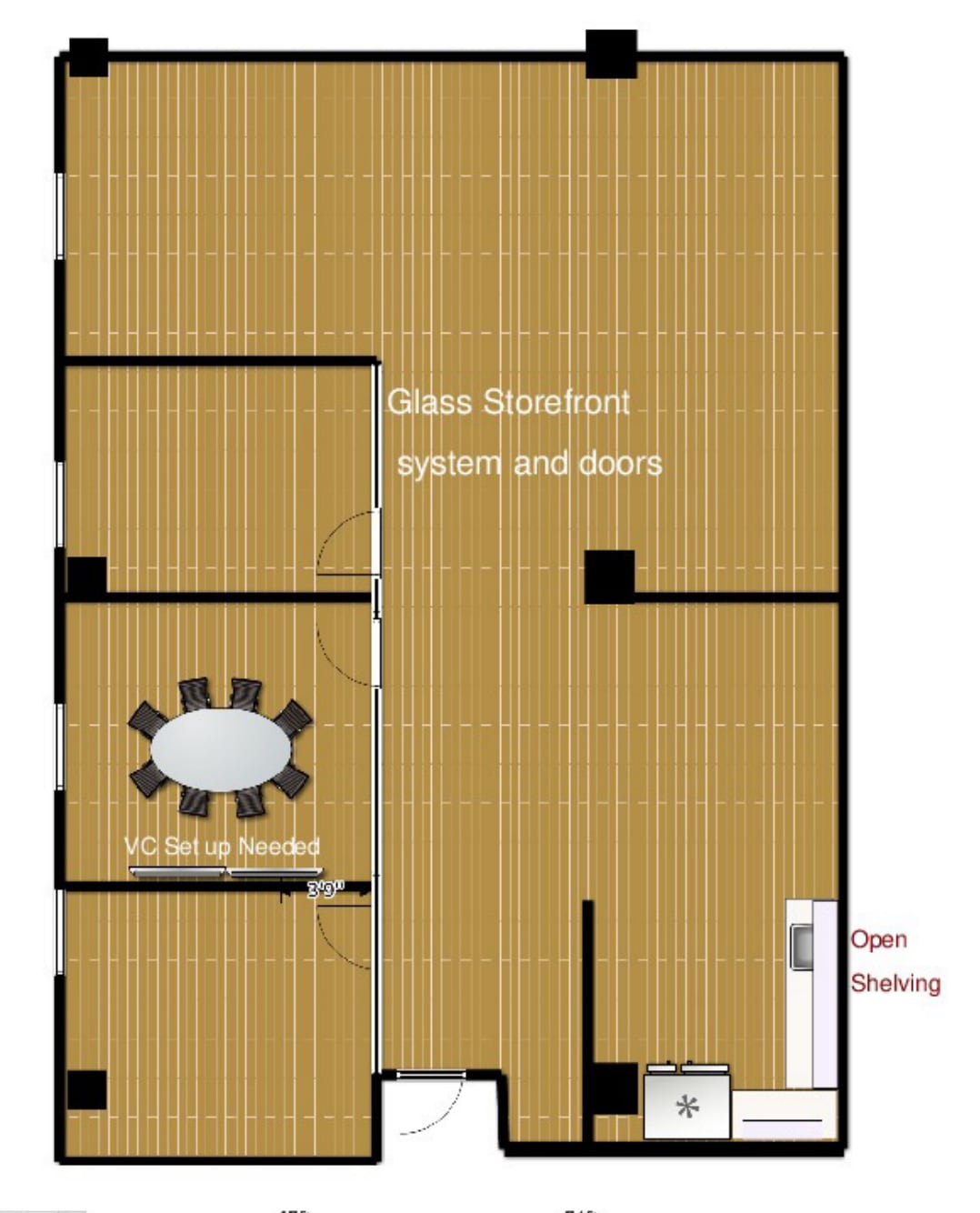 124 Marriott Dr, Tallahassee, FL for lease Floor Plan- Image 1 of 1