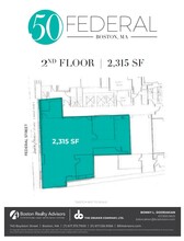 50 Federal St, Boston, MA for lease Floor Plan- Image 2 of 2