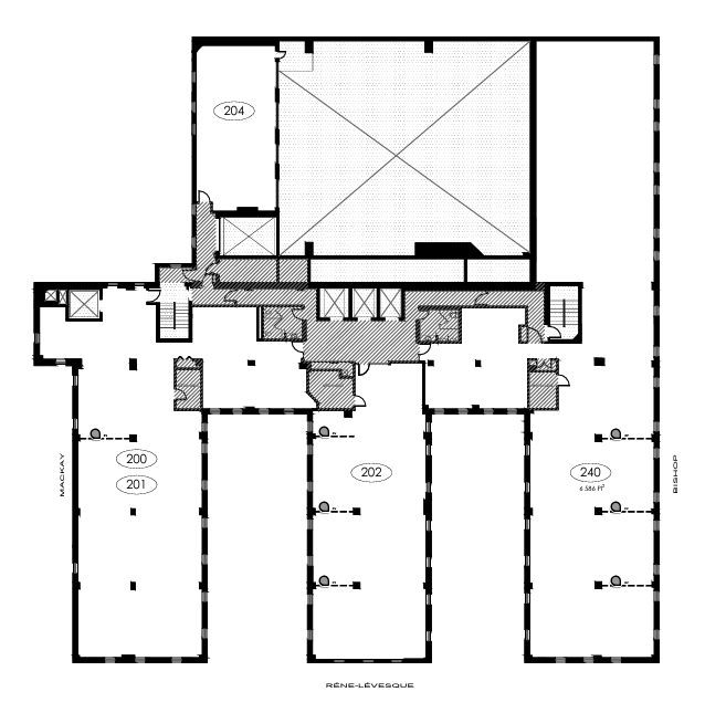 1425 Boul René-Lévesque O, Montréal, QC for lease Floor Plan- Image 1 of 1