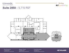 6 Concourse Pky NE, Atlanta, GA for lease Floor Plan- Image 1 of 1