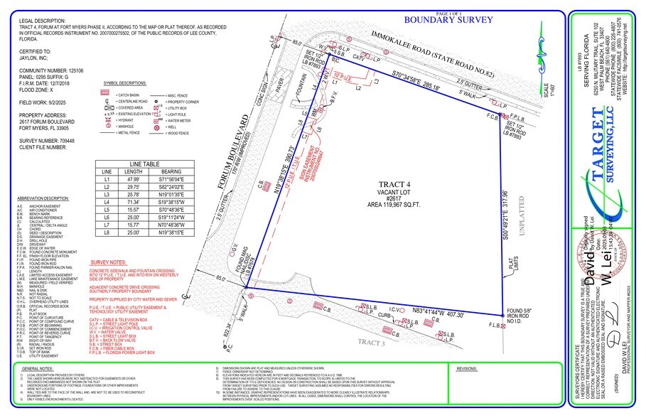 2615 Forum Blvd Blvd, Fort Myers, FL for lease - Site Plan - Image 3 of 7
