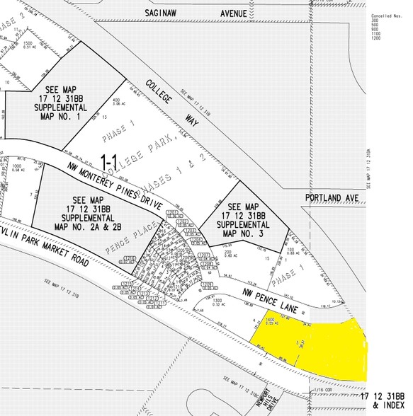1701-1779 NW Pence Ln, Bend, OR for sale - Plat Map - Image 2 of 6