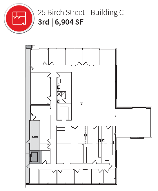 25 Birch St, Milford, MA for lease Floor Plan- Image 1 of 1