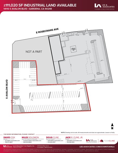 14410 S Avalon Blvd, Gardena, CA for lease - Site Plan - Image 2 of 3