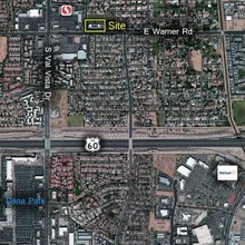 3738-3740 E Southern Ave, Mesa, AZ - aerial  map view