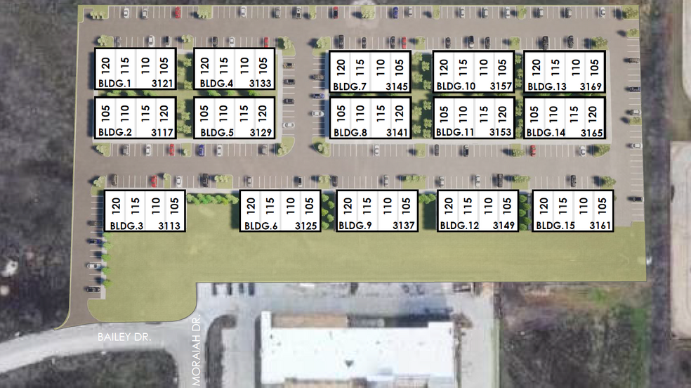 3121 Bailey Dr, Fort Worth, TX for sale - Site Plan - Image 3 of 12