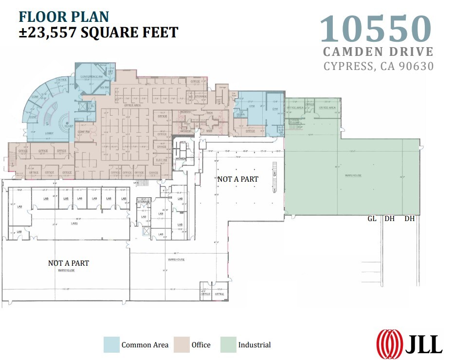 10550 Camden Dr, Cypress, CA for lease Floor Plan- Image 1 of 1