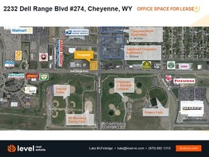 2232 Dell Range Blvd, Cheyenne, WY for lease Aerial- Image 2 of 2